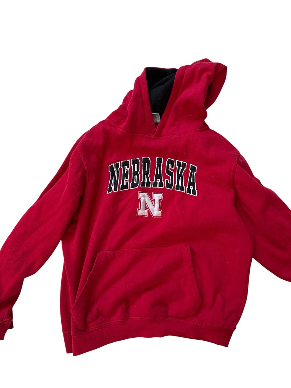 University of Nebraska Huskers Red Hoodie | Youth XL (Fits like Adult XS/S)